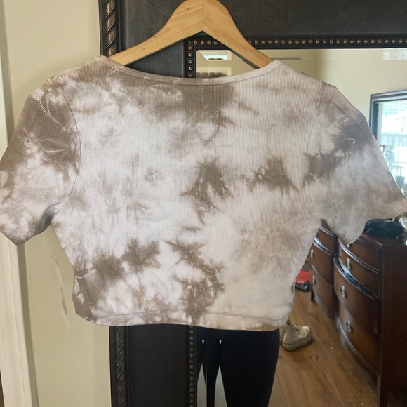 tye dye cropped tee - Picture 2 of 2